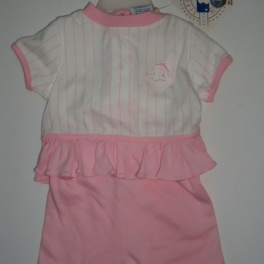 CLEVELAND INDIANS SHIRT SHORTS INFANT GIRLS